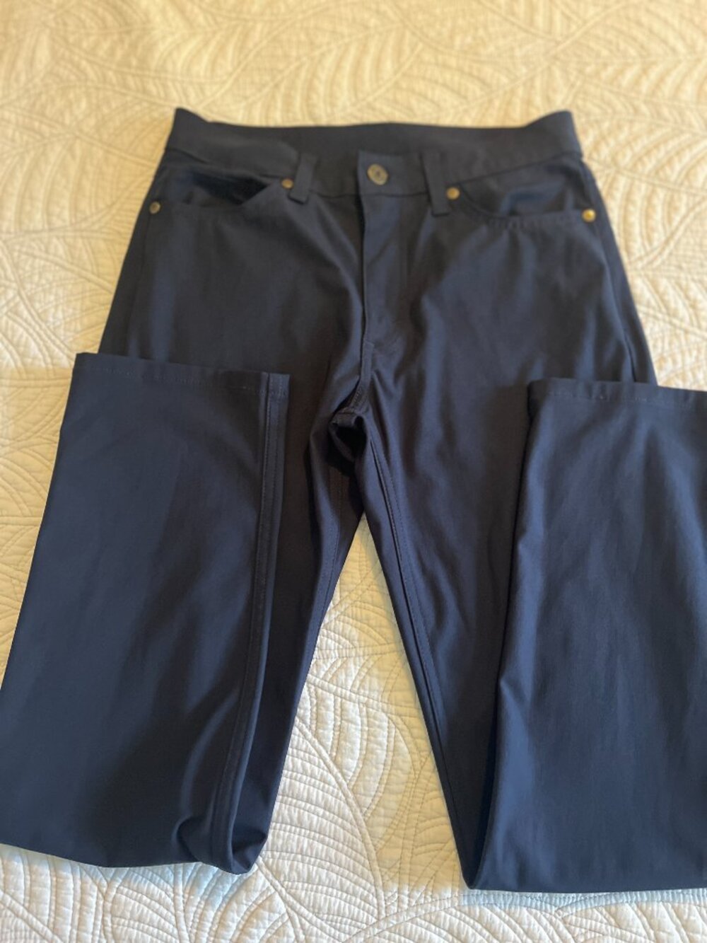 LEVI STRAUSS 511 MEN'S SZ 29 x 30 SLIM STRETCH  NAVY TECH PANTS - NEVER WORN
